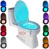 LED Night Light Toilet Lamp for WC Bathroom Sensor Detector 8 Colors Only Activates In the Dark BULB