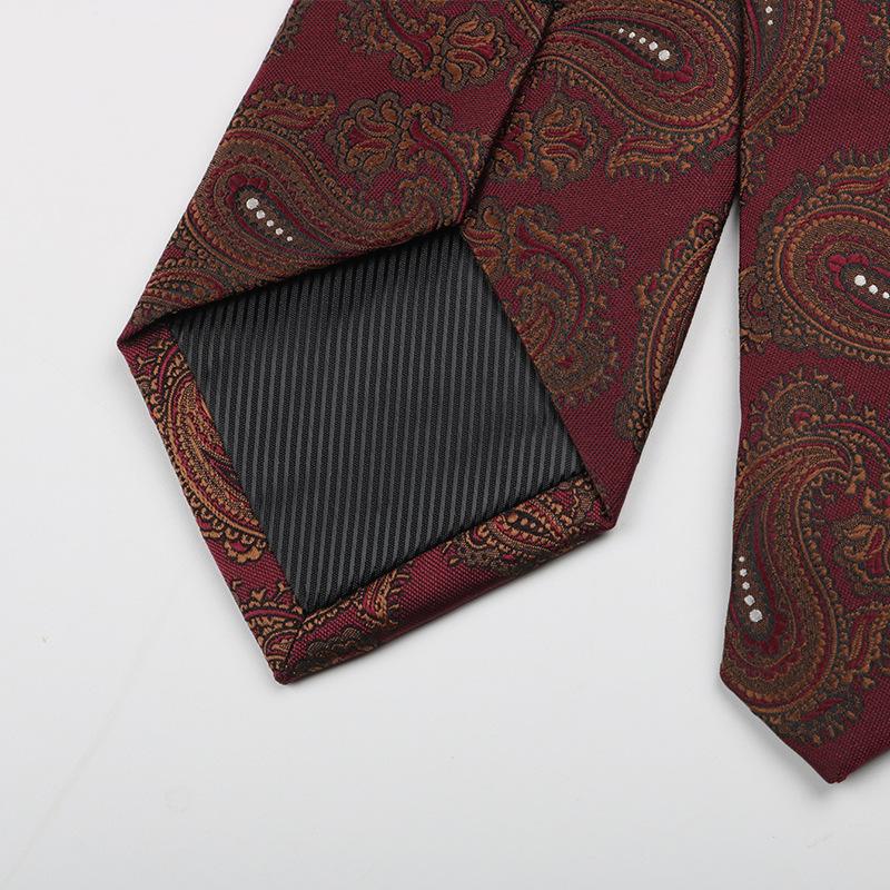Деловой галстук мужской ручной работы, свадебный для жениха, для работы, банкетный, высококлассный узор, 8 см длиной