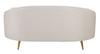 Sofa 2 Seaters Oslo With Cushions Cream Cm 148X84X68