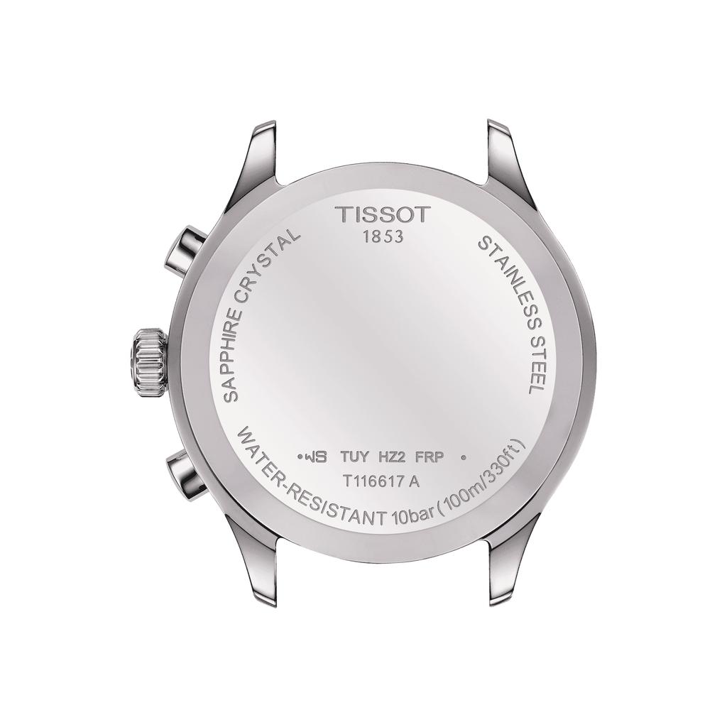 Tissot Мужские модные часы из нержавеющей стали с зеленым циферблатом T116.617.11.092.00