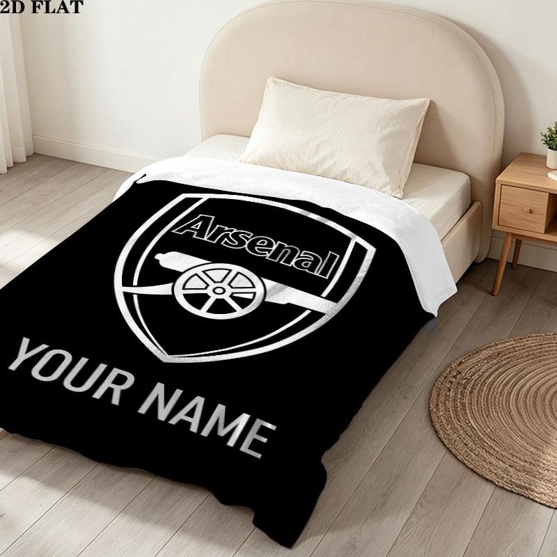 Custom Arsenal F.C Blanket, High quality Comfortable for All Seasons, Home Decor, Warmth and Comfort