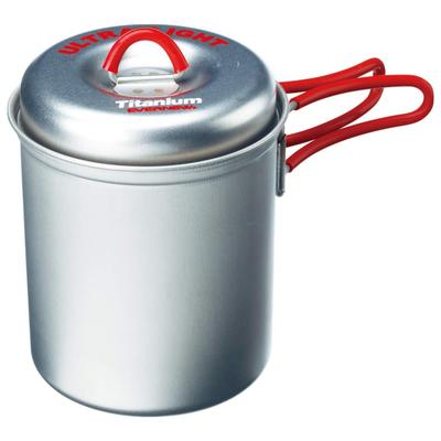 EVERNEW Титановый Сверхлегкий Глубокий Котелок ECA264R, S, Красный,