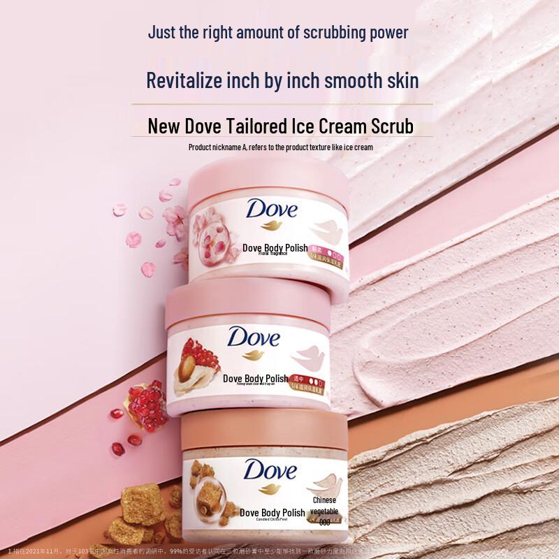 Крем-гель для душа отшелушивающий Dove с гранатом и маслом ши