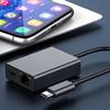 Сетевой адаптер USB на Ethernet 1000 Мбит/с, USB Type-C на RJ45 LAN-адаптер, поддержка PD-зарядки для мобильного телефона/планшета