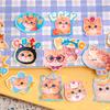 30sheets/bag Cute Pet Theme Cat House Series Sticker Pack Scenery Handmade Account for Office Sticker Desktop Diary Decoration