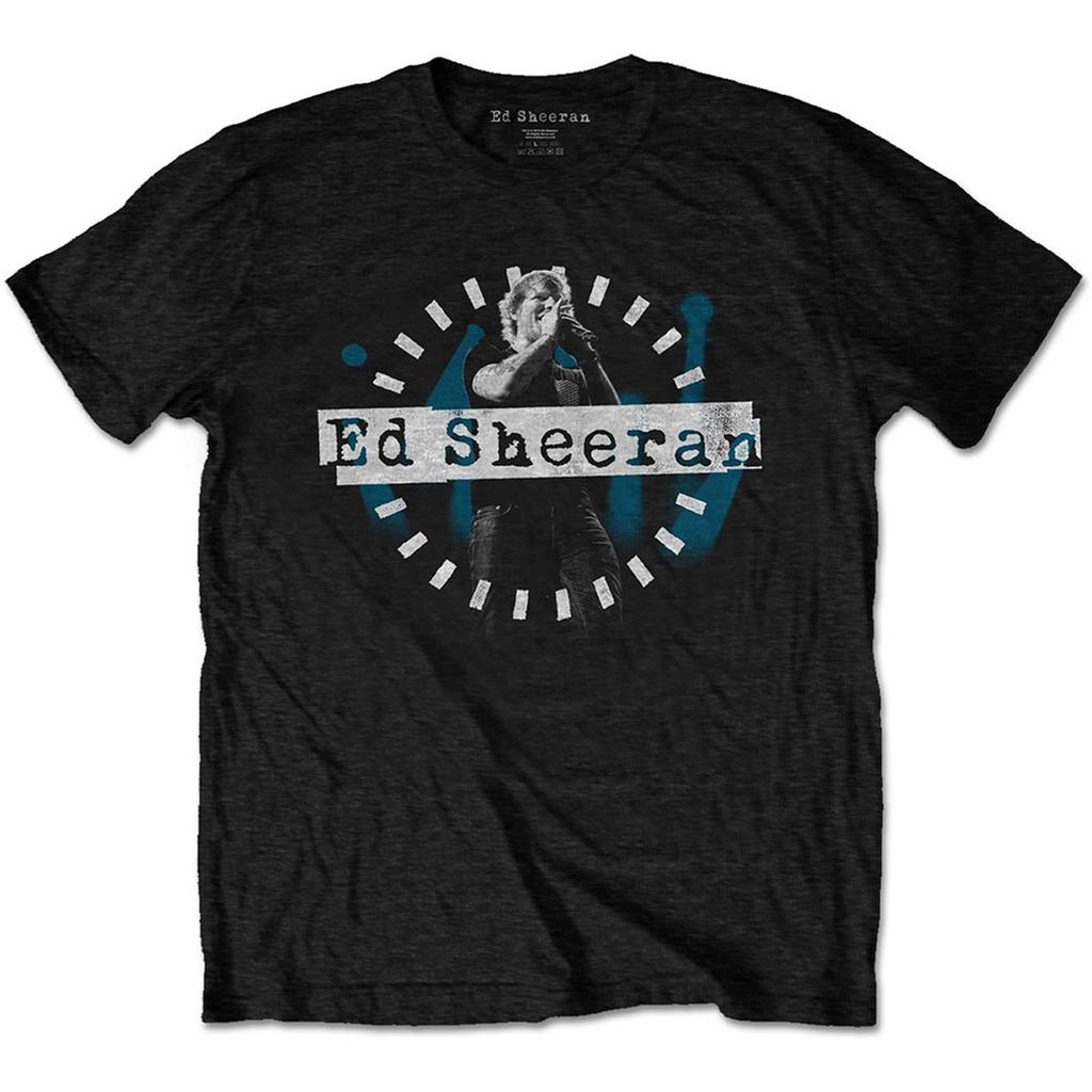 Ed Sheeran Microphone Pose Official Unisex T-Shirt