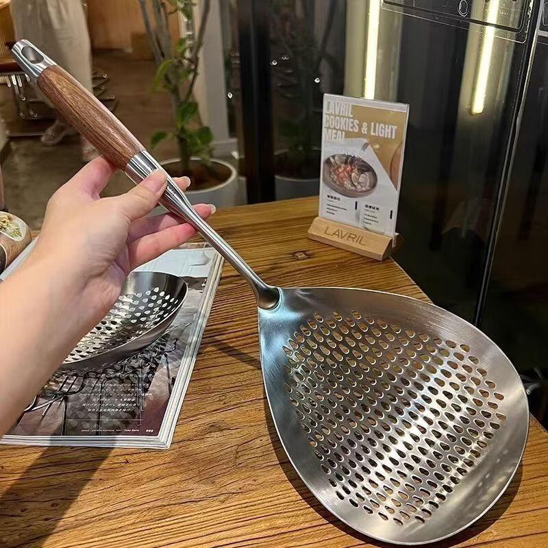 Stainless Steel Slotted Strainer Spoon