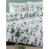 Parure de lit - 1 housse de couette 220 x 240 cm + 2 taies d'oreiller 60 x 60 cm - 65% coton, 35% polyester - Vert