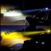 1 pc Super Bright 3000K Yellow 6000K White 12V 24V Offroad Spot Flood Combo Work Light LED Light Bar for Car SUV