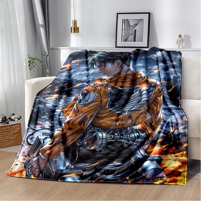 29 Style New Cartoon Attack on Titan Eren Anime Soft Flannel Blankets,Throw Blanket Comfortable for Beds Sofa Home Bedroom Gift