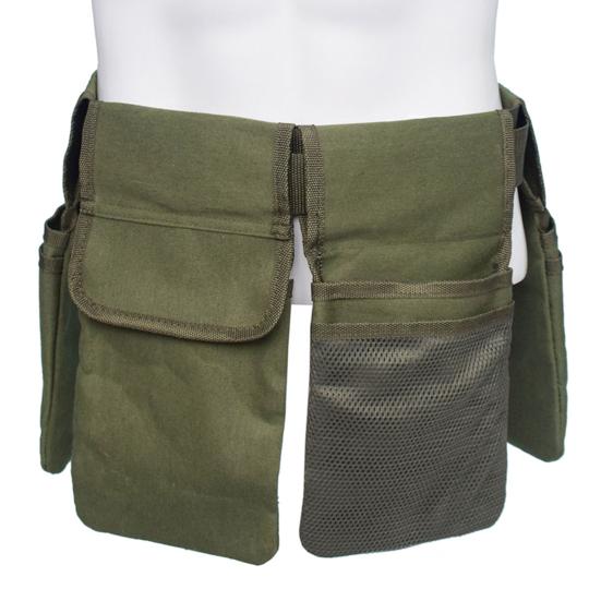 Поясная сумка для садовых инструментов с регулируемыми карманами, вместительная, легкодоступная сумка для хранения, органайзер для садовых инструментов