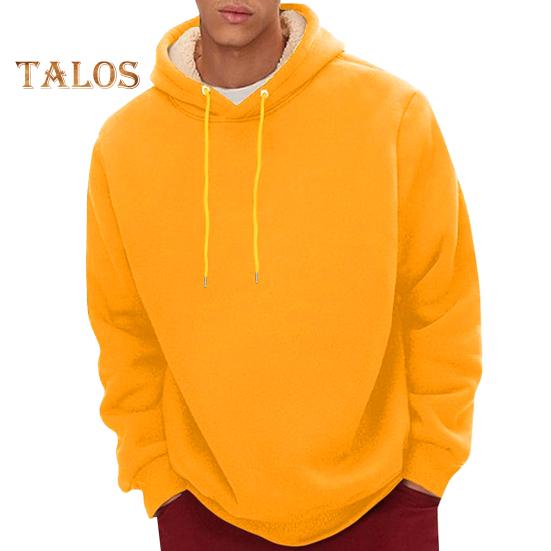 Зимняя мужская толстовка с капюшоном на бархатной подкладке, свободная, с длинными рукавами, со шнурком, большого размера, средней длины, с эластичными манжетами и подолом, повседневная толстовка для пары