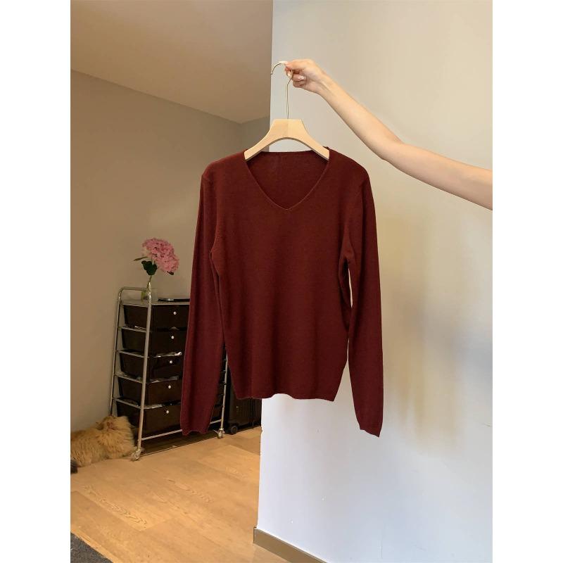 Модный свитер с воротником, женский мягкий ворсистый базовый лонгслив, осенне-зимний простой универсальный ленивый стиль, с длинным рукавом, для ношения под низ