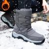 Men's Snow Boots Waterproof Men's Winter Shoes Warm Plush Outdoor Non-slip Hiking Boots Men Work Ankle Boots