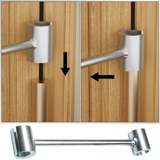 1/2 шт. Инструмент для регулировки дверных петель Сверхпрочная легированная сталь 8-25 мм Гаечный ключ для регулировки зазора петель флажкового типа Инструмент для ремонта дверных петель