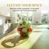 Iron Wire Coffee Pod Holder Large Capacity Basket for Kitchen Countertop Coffee Station Organization