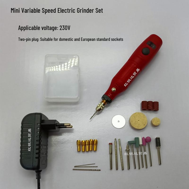 Мини-электродрель и шлифовальная машина с регулировкой скорости для резьбы, полировки и гравировки