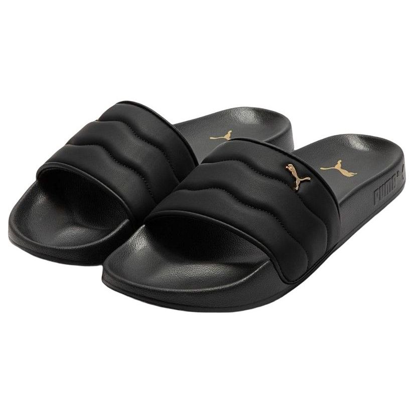 Puma Кроссовки Leadcat 2.0 Puffy Slide Black Women Metallic-Gold 389557-01