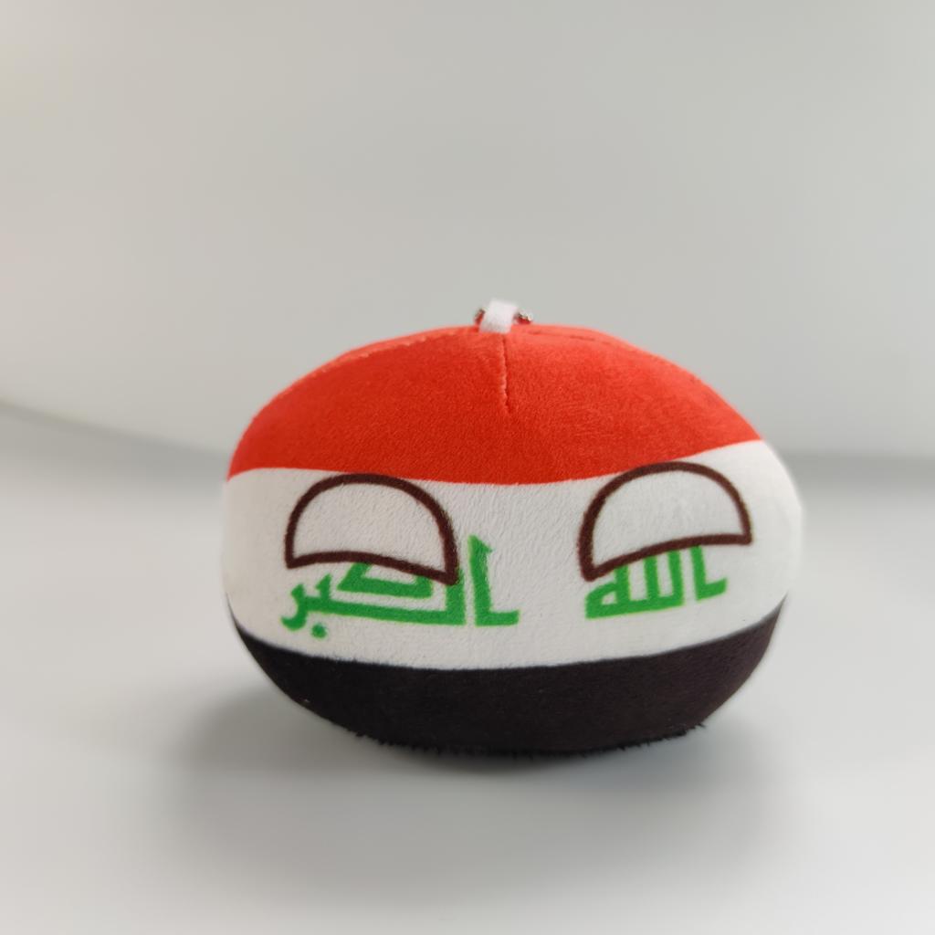 10cm Polandball Mini Plush Toy Kazakhstan Israel Palestine Iraq Egypt Countryball Anime Peripheral Gifts
