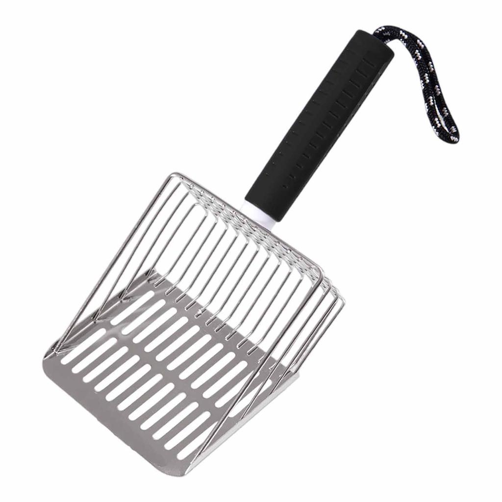 Cat Litter Scoop Detachable Handle 304 Stainless Steel