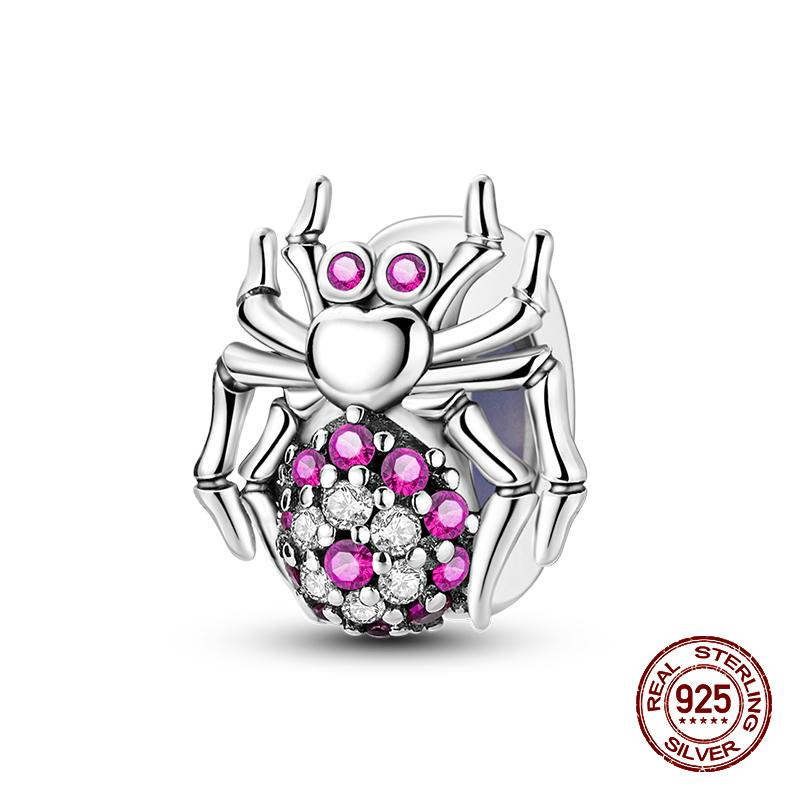 Fashion 100% 925 Sterling Silver Colorful Zircon Stars Moon Separator Charms Bead Fit Original Bracelet Fine DIY Jewelry