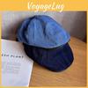 Denim Cotton Baseball Cap With Sun Protection Breathability For Casual Wear