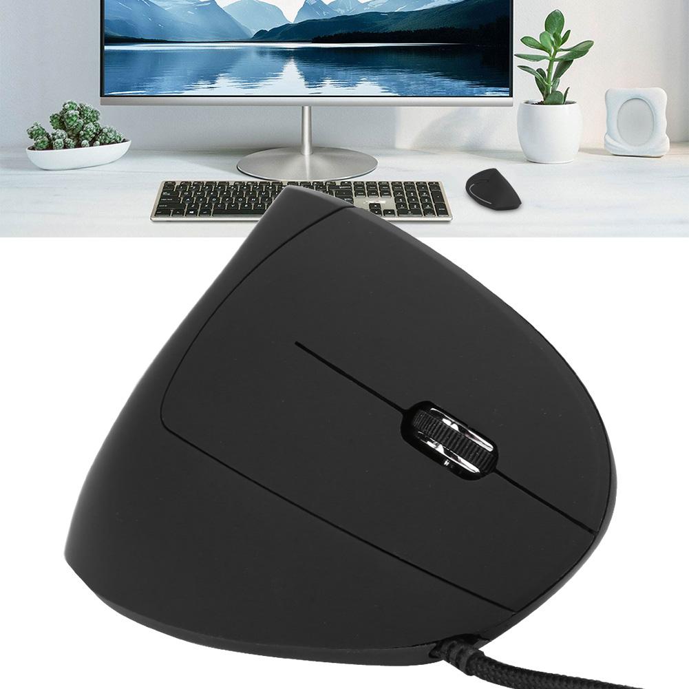 Вертикальная мышь Цветная эргономичная перезаряжаемая USB-приемник ABS офисная проводная мышь J‑5