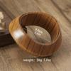 Geometric Wooden Bracelet Square Burlywood Hand Ring Simple Wood Grain Bangle  Unisex