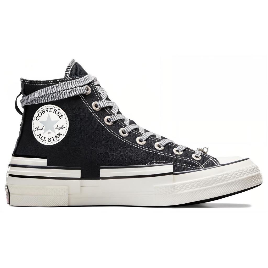 Converse Кроссовки унисекс Chuck Taylor All Star 70 Hacked Heel Hi Black Dark Moth Egret A07982C