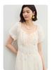 Qianwen Heavy Industry Embroidered Summer Vacation Dress
