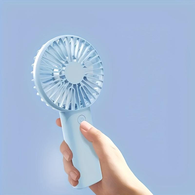 1pc Mini USB Charging Handheld Fan with Phone Holder, Small Fan, Office Desk Electric Fan