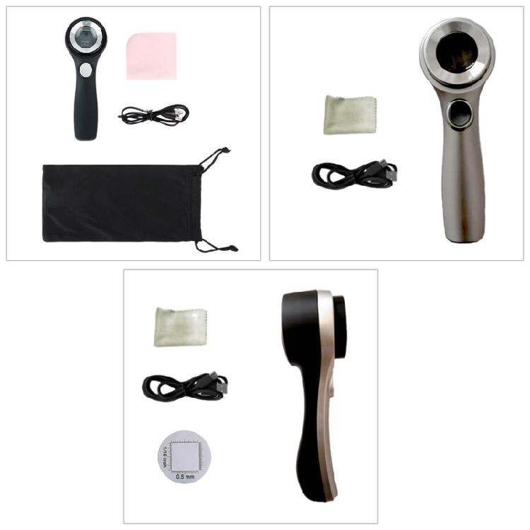 60X Handheld Magnifying Glass Adjustable Bright LED Light Rechargeable Magnifier