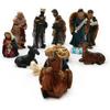 11pcs/ Set Christ Birth of Jesus Ornament Gifts Nativity Scene Crafts Resin Christmas Manger Decoration Catholic Figurines