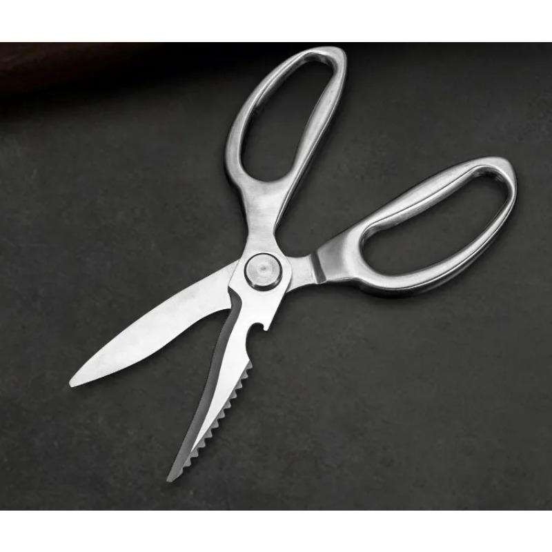 Многофункциональные ножницы из нержавеющей стали для резки мяса и овощей, многофункциональные ножницы для куриных костей, открывалка для консервных банок, аксессуары для бара, кухонные ножницы