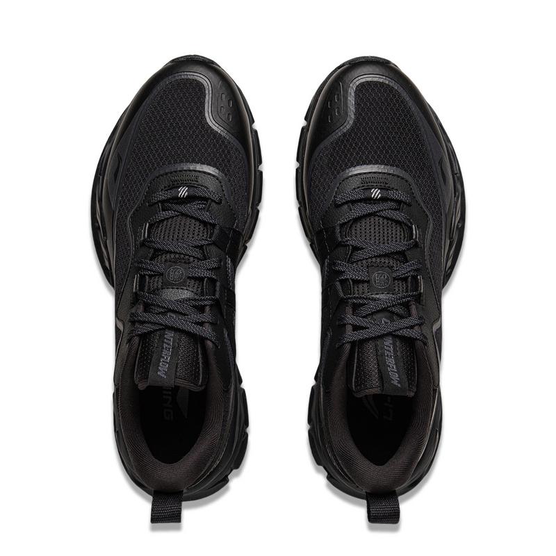 Li Ning CF Suo Xiao Yao Xing V3 Легкие Стабильность Поддержка Удобная Амортизация Унисекс Походные Ботинки Черные AHTV017-5