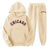 2026 Mens Hooded Tracksuit Set Fleece Sweatshirt Sportswear Casual Wear
