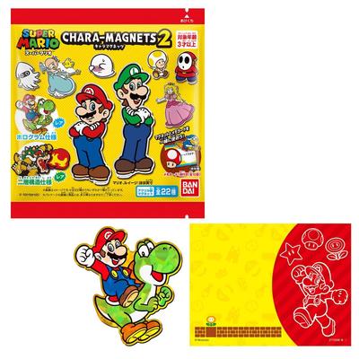 BANDAI Магниты с персонажами Super Mario Конфетная игрушка 2, Коробка из 14 штук,