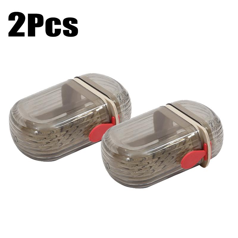 1/2/3 шт. Пластиковая мыльница Дорожный контейнер Держатель с крышкой Чехлы для мыла Герметичный органайзер Аксессуары для ванной комнаты и дома Прочные