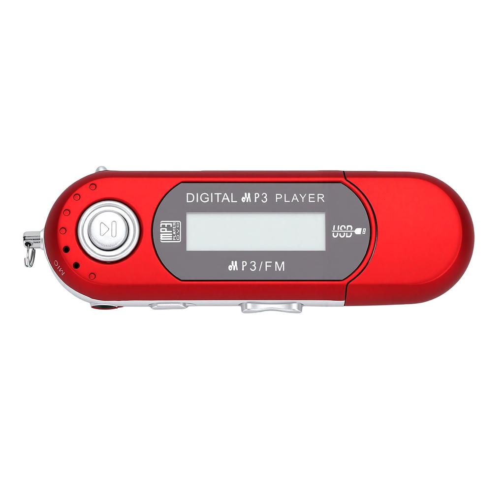 Цифровой USB 2.0 MP3-плеер с ЖК-дисплеем, Автоматическое отключение, Ретро USB-плеер, Поддерживает форматы MP3 WMA
