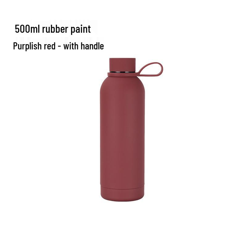 Термос из нержавеющей стали 750 мл - Портативный, Матовый, с узким горлышком, для занятий спортом на открытом воздухе и автомобилей