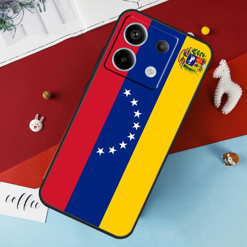 Чехол с изображением флага Венесуэлы и герба для Xiaomi Redmi Note 13 12 11 8 9 10 Pro Note 12S 11S 10S Redmi 12 10C 12C 13C