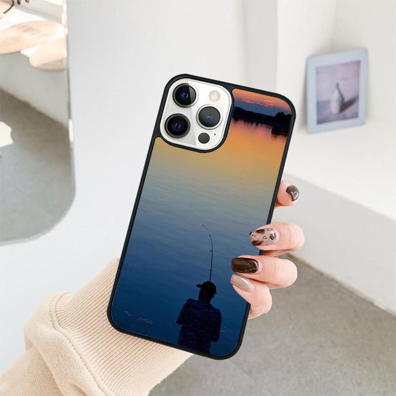 Чехол для телефона Рыбак Рыбалка Для iPhone 17 Air 16 15 14 11 12 13 Pro MAX Plus coque Чехол Оболочка