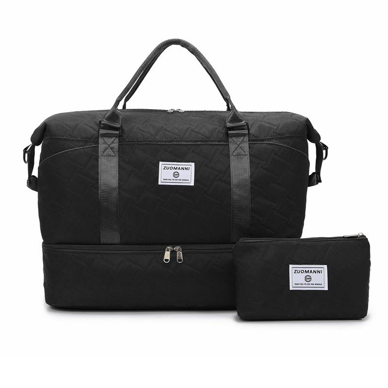 Large Capacity Travel Bag Women's Short-distance Outgoing Luggage Bag Storage Bag Dry And Wet Separate Sports Fitness Handbag