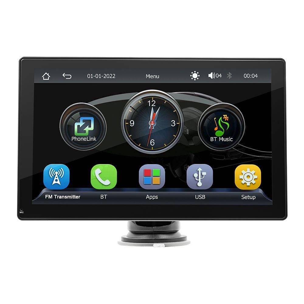 9-дюймовый сенсорный экран Автомобильный MP5-плеер Беспроводной Carplay/Android Авто Bluetooth Радио Многоязычная поддержка камеры заднего вида