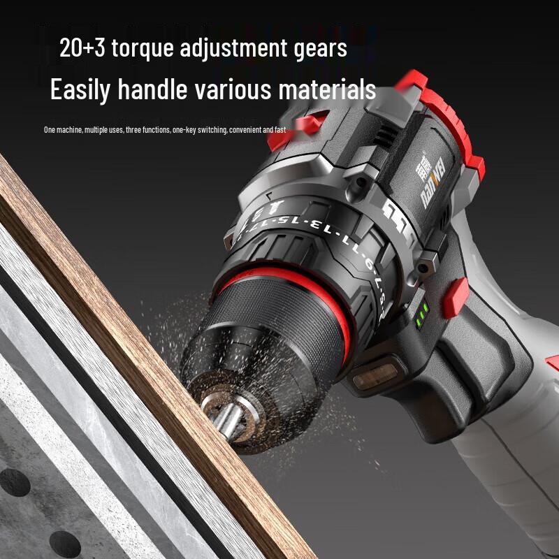 Бесщеточная аккумуляторная дрель Nanwei Xiaojiang, штекер CN (адаптер в комплекте)