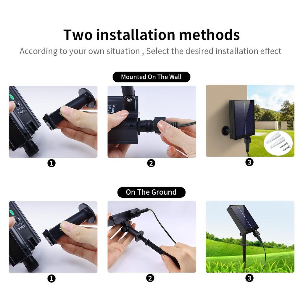 220 В уличная солнечная светодиодная гирлянда-лампа 10-100 м водонепроницаемая Фея Свадебная вечеринка праздник сад Рождественский свет украшение