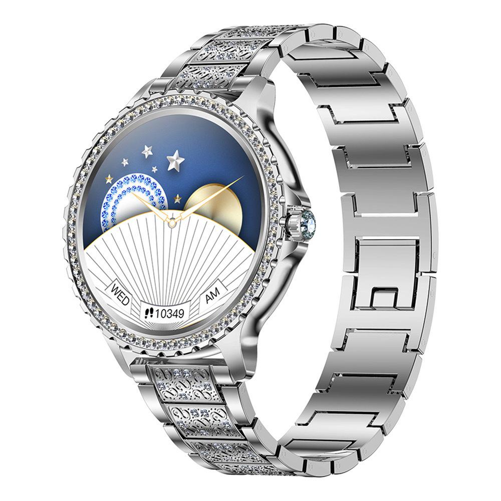 Умные часы для женщин 1,32-дюймовый HD-экран спортивный индивидуальный циферблат голосовой вызов пульсометр умные часы для женщин