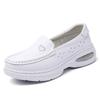 Женские балетки Лоферы Повседневные Слипоны Обувь для медсестер Женская Уличная Нескользящая Мягкая Дышащая Белая Рабочая Обувь 2025
