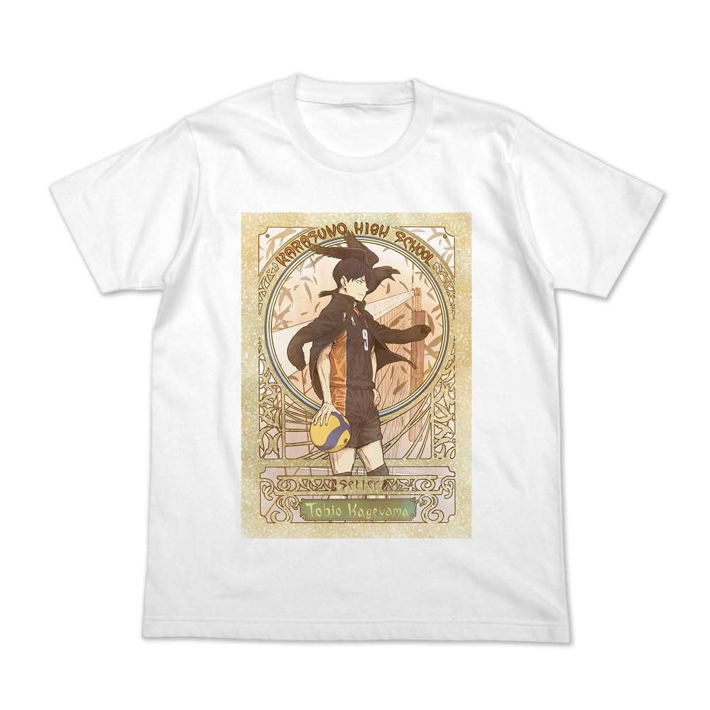 Cospa Tobio Kageyama Full Color Flying WHITE L Size [Official] Haikyu!! T-shirt Ver.