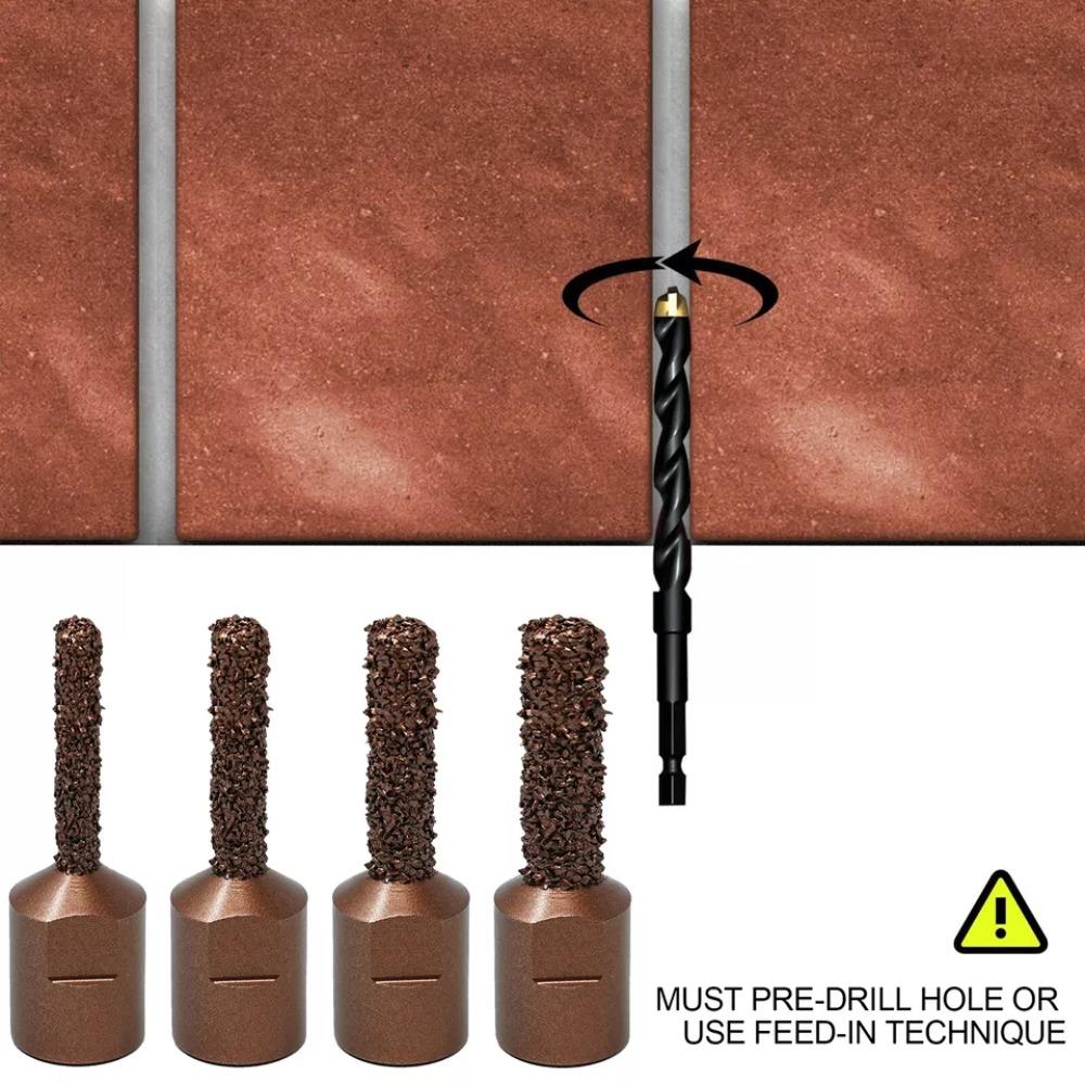 High Hardness Mortar Rake Bit M14 Thread Angle Grinder Trimming Milling Cutter Bit Slotting Tool